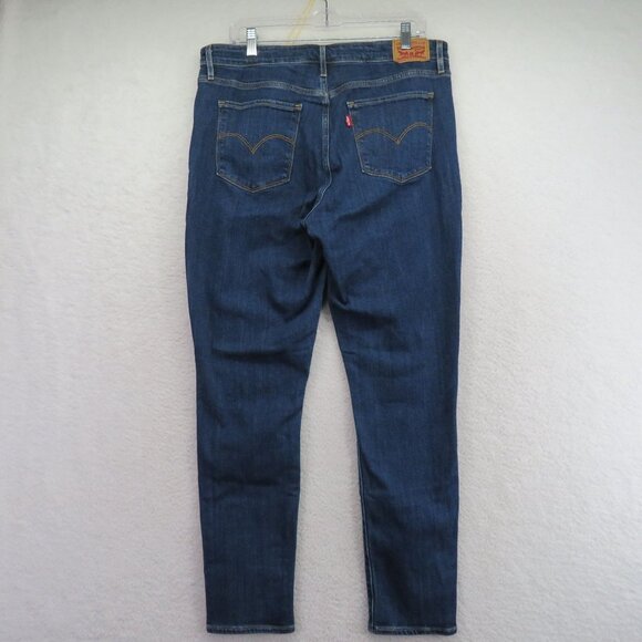 Levis Jeans Womens Size 33 Skinny High Rise 721 Medium Wash Distressed Denim - Picture 3 of 11